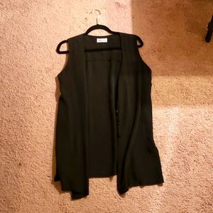 Black Silky Vest Thingy